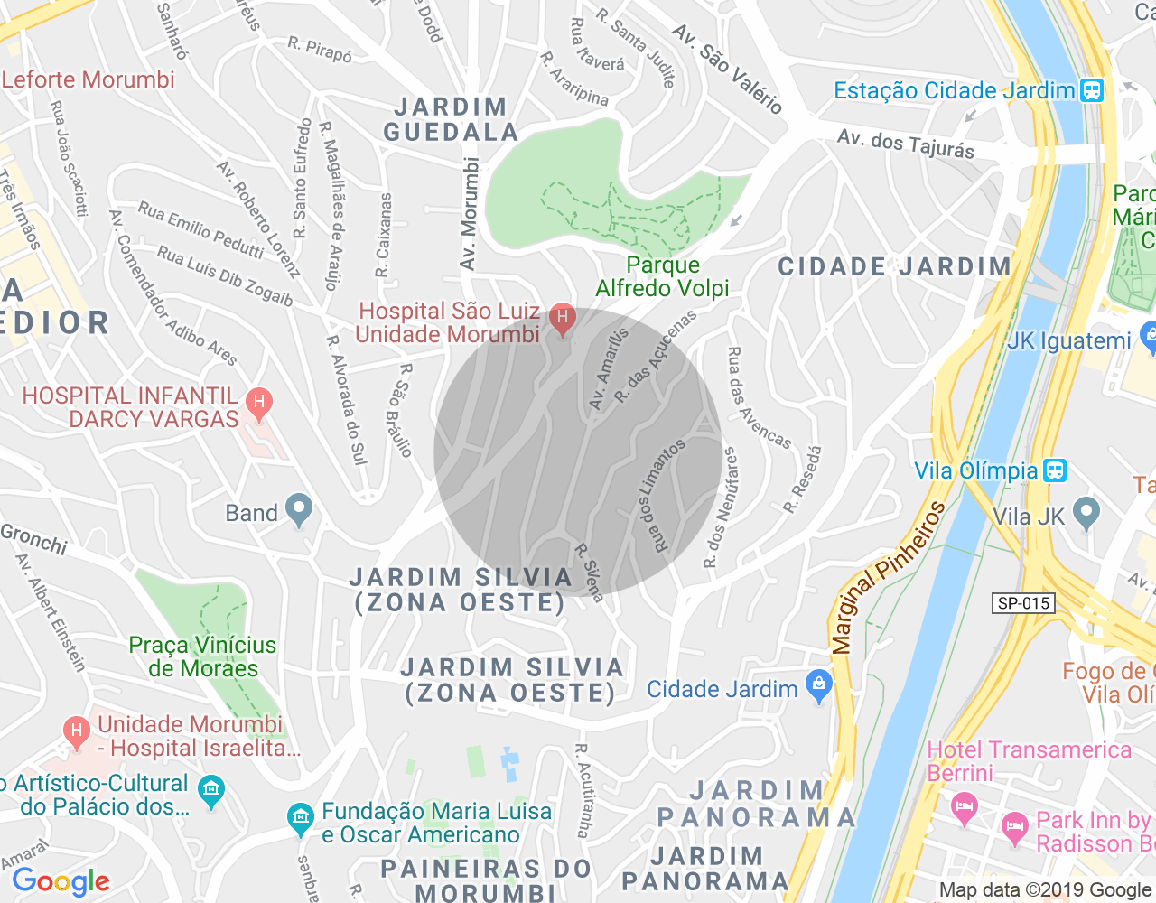 Imóvel no mapa