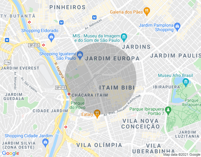 Imóvel no mapa