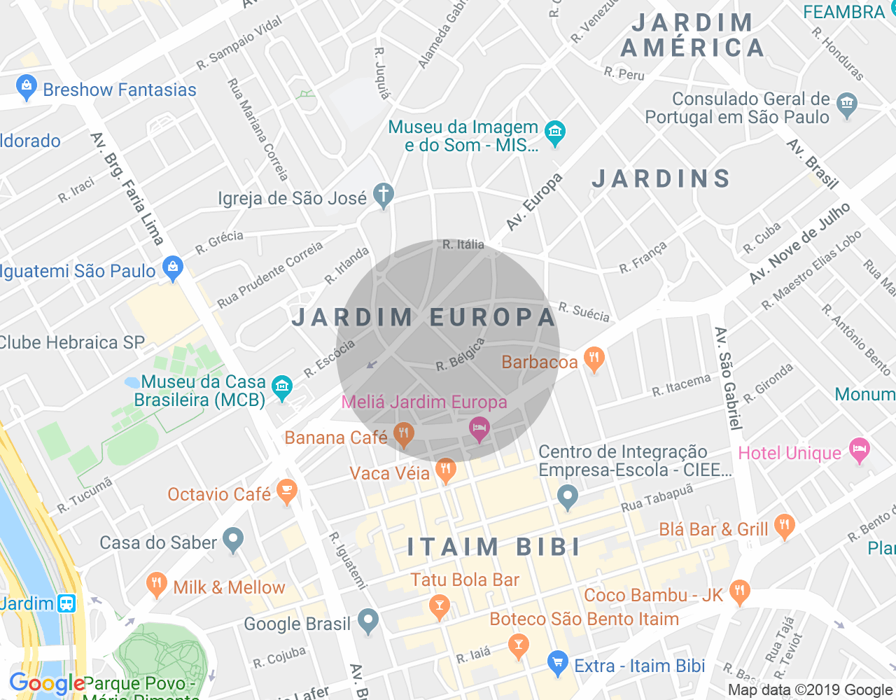 Imóvel no mapa