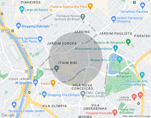 Imóvel no mapa
