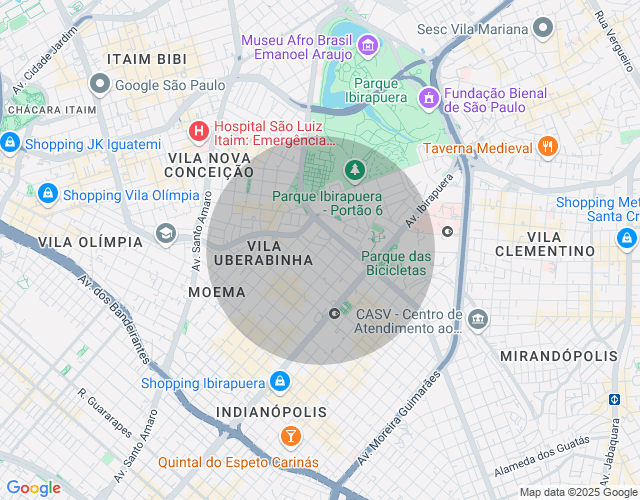 Imóvel no mapa