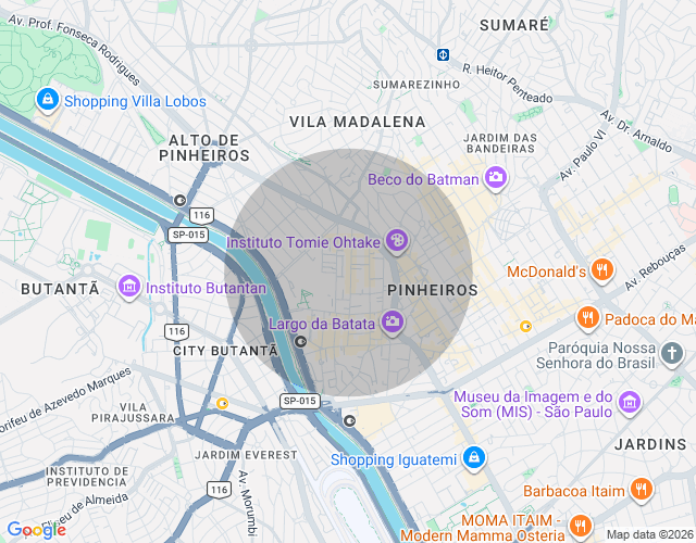 Imóvel no mapa