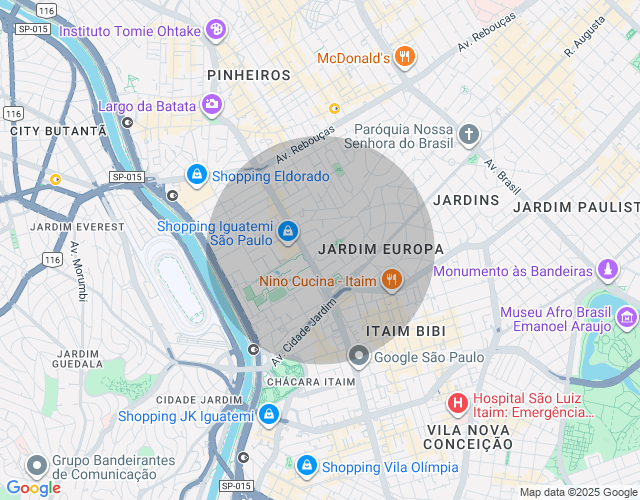 Imóvel no mapa