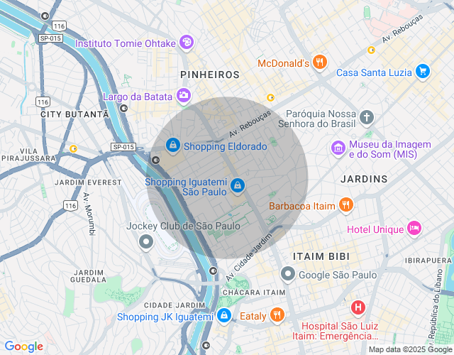 Imóvel no mapa