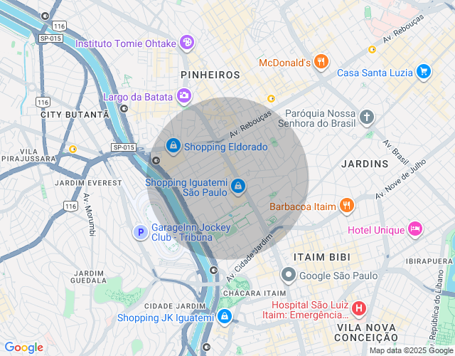 Imóvel no mapa