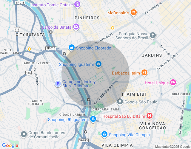 Imóvel no mapa