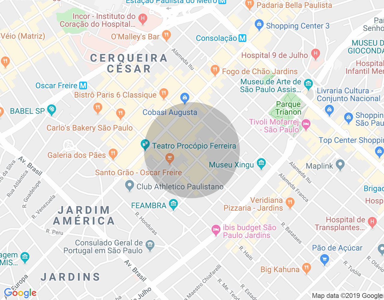 Imóvel no mapa