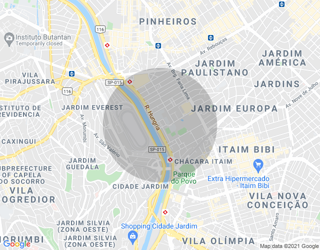 Imóvel no mapa