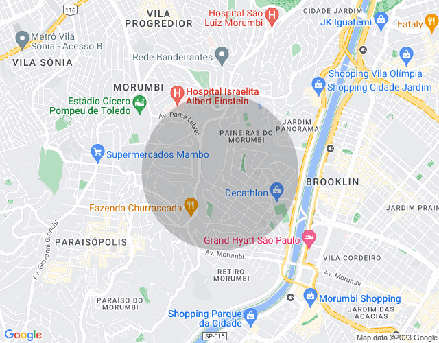 Imóvel no mapa