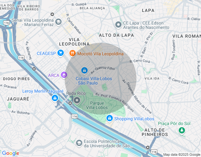 Imóvel no mapa
