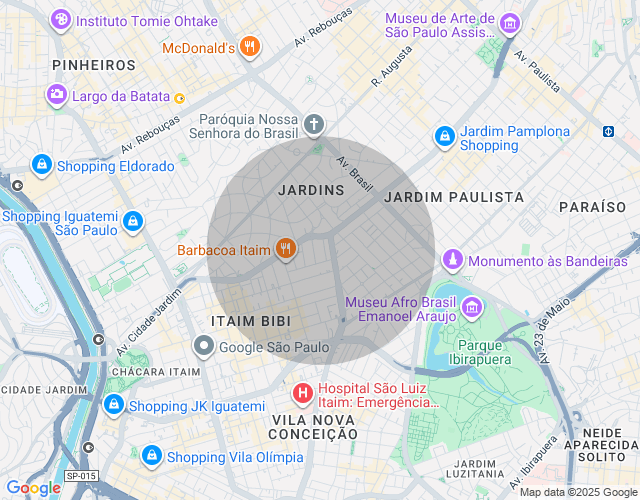 Imóvel no mapa