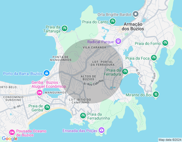 Imóvel no mapa