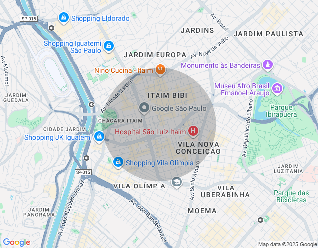 Imóvel no mapa
