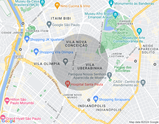 Imóvel no mapa