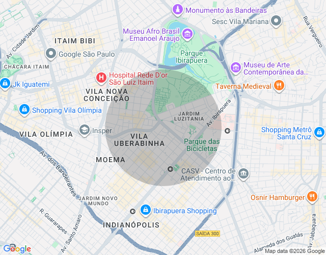 Imóvel no mapa