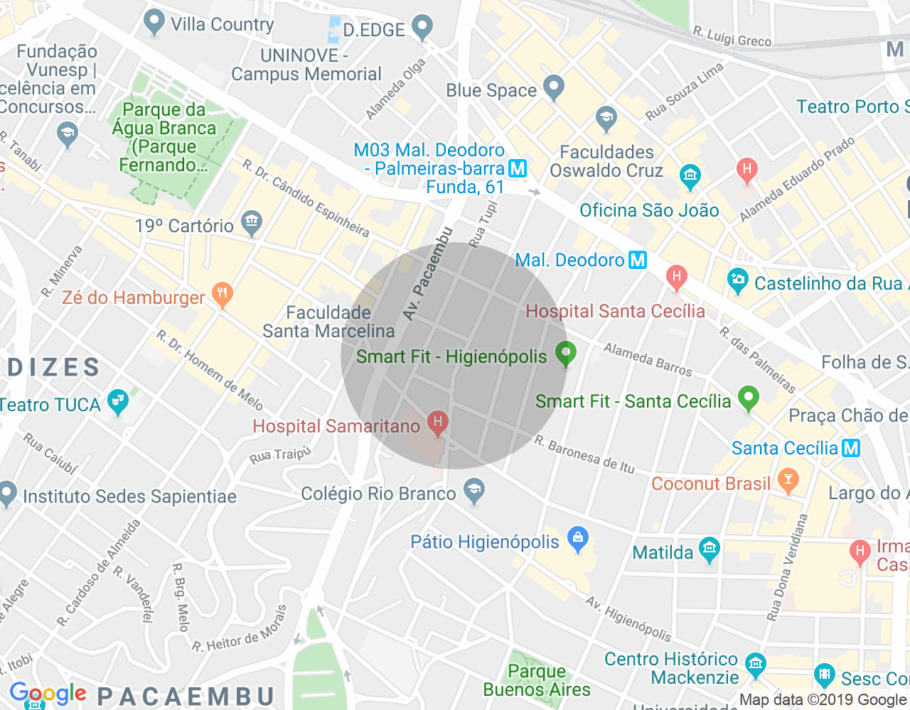 Imóvel no mapa
