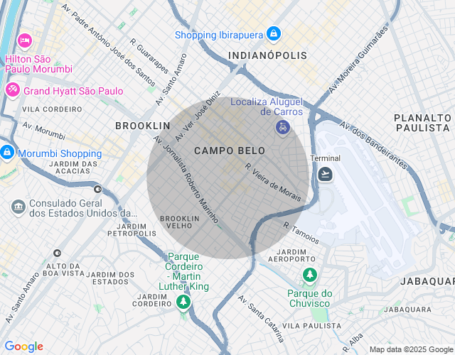 Imóvel no mapa