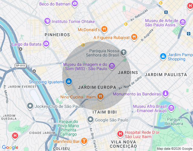 Imóvel no mapa