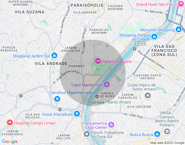 Imóvel no mapa