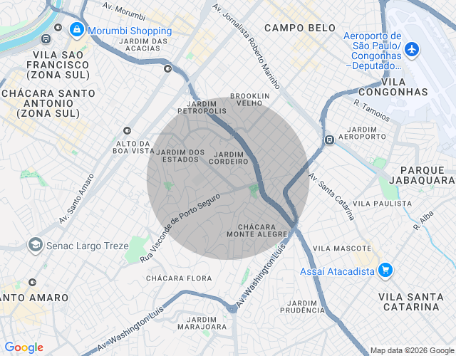 Imóvel no mapa