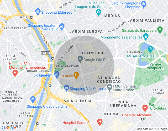 Imóvel no mapa