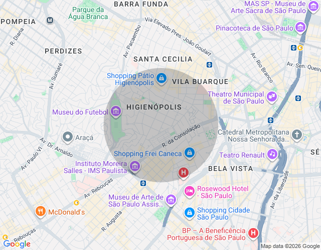 Imóvel no mapa