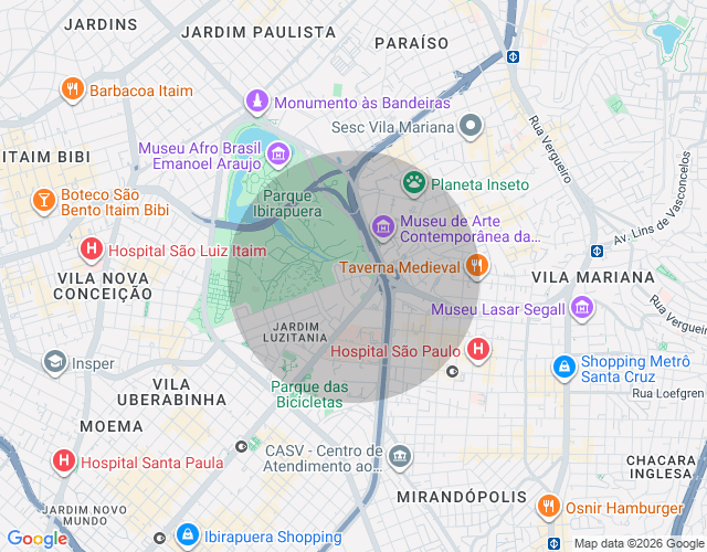 Imóvel no mapa
