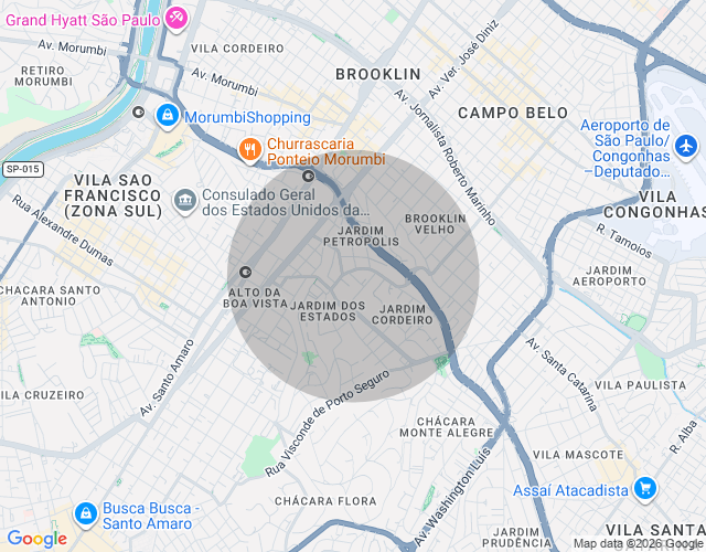 Imóvel no mapa