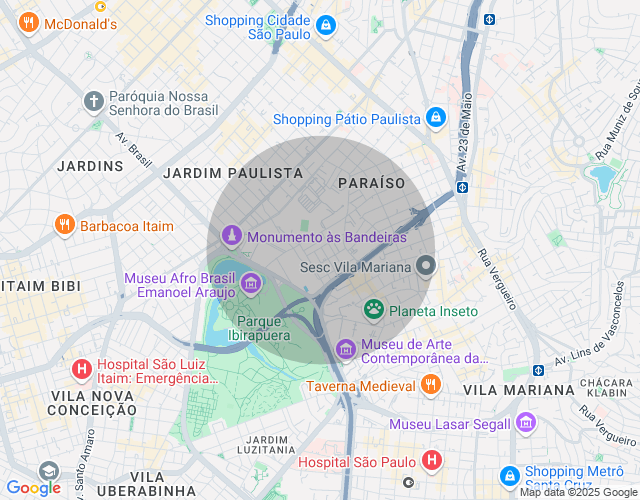 Imóvel no mapa
