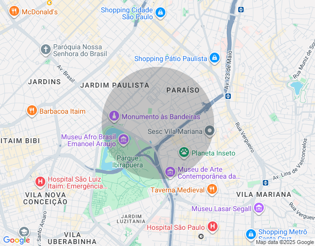 Imóvel no mapa
