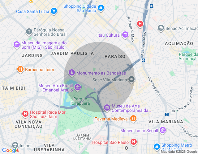 Imóvel no mapa