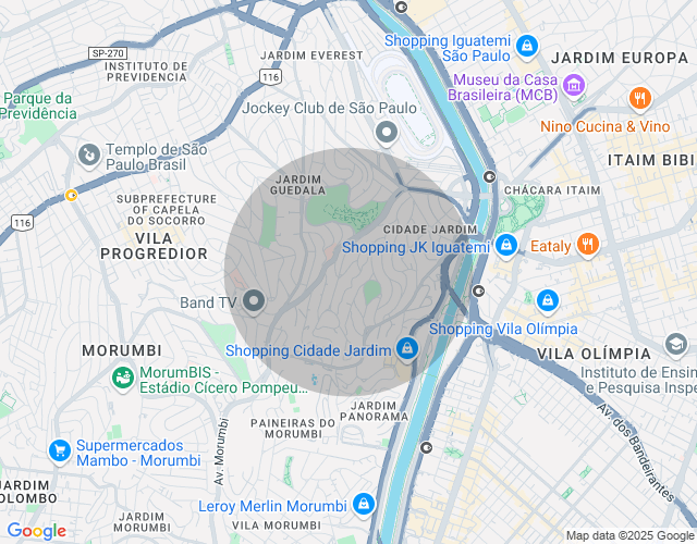 Imóvel no mapa