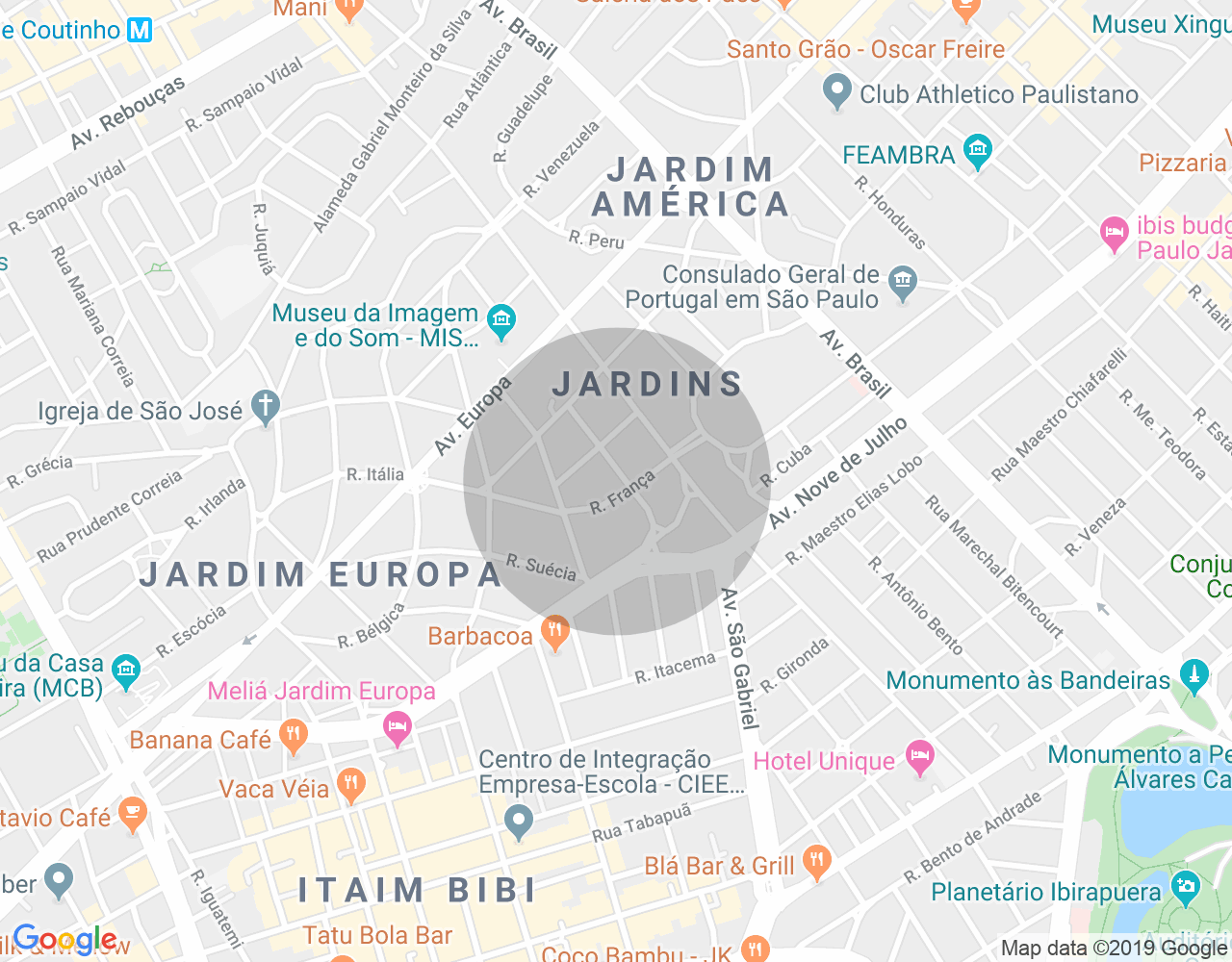 Imóvel no mapa