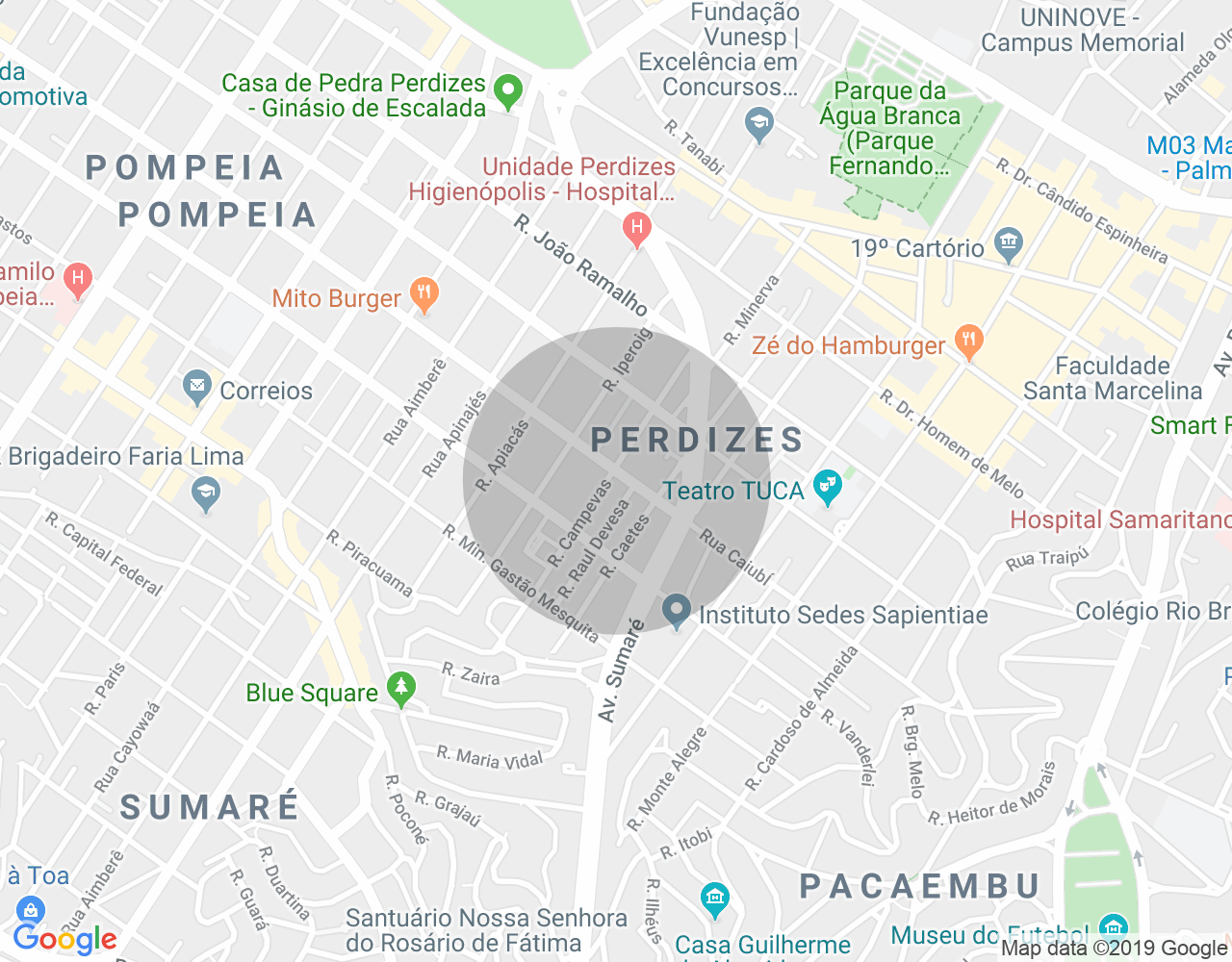 Imóvel no mapa