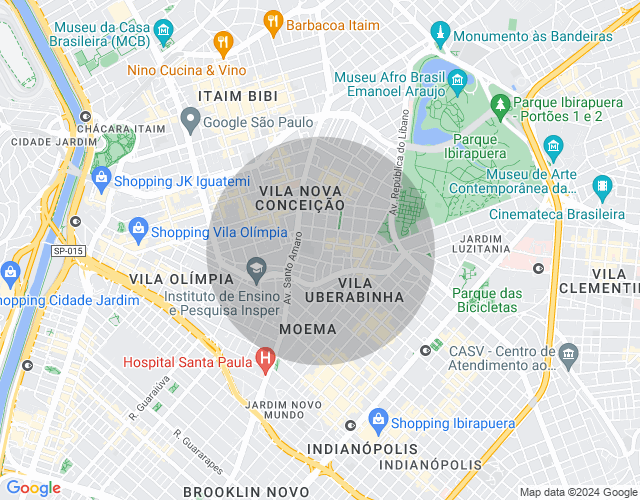 Imóvel no mapa