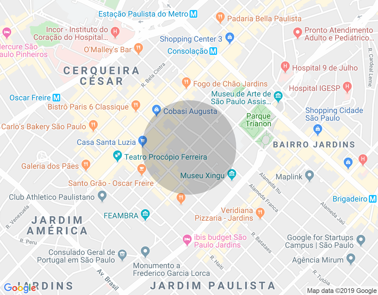 Imóvel no mapa