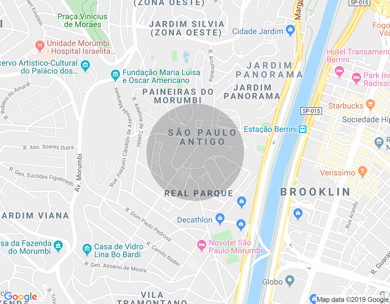 Imóvel no mapa