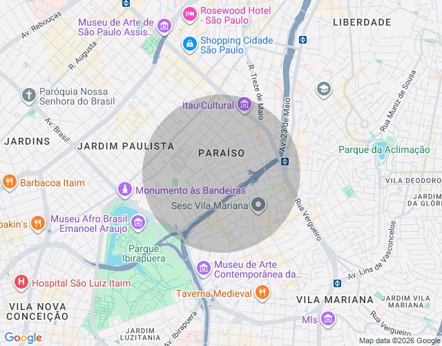 Imóvel no mapa