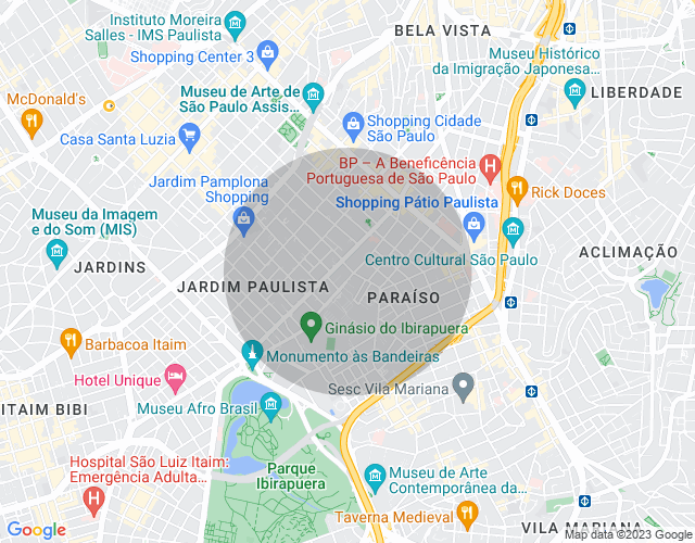 Imóvel no mapa
