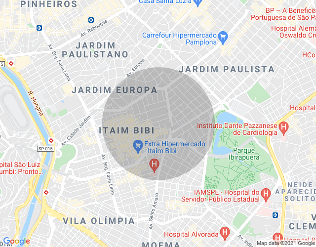 Imóvel no mapa