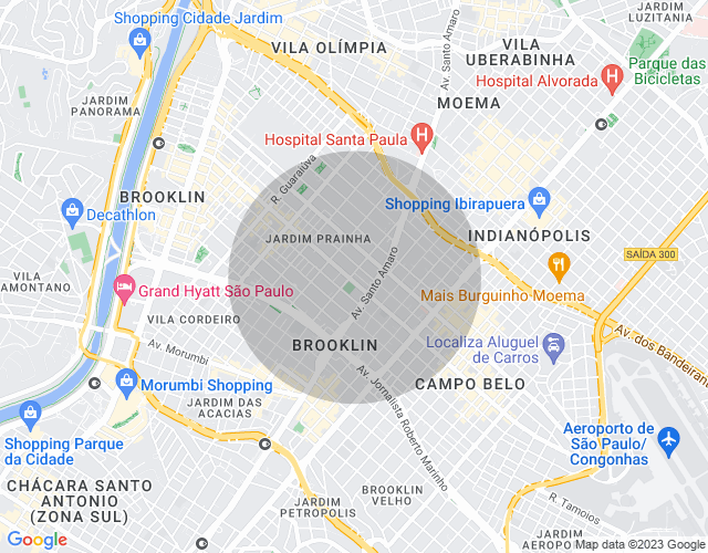 Imóvel no mapa