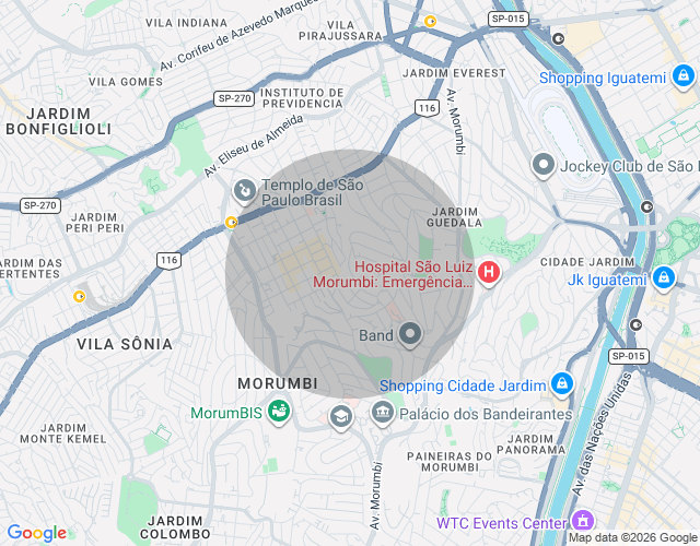 Imóvel no mapa