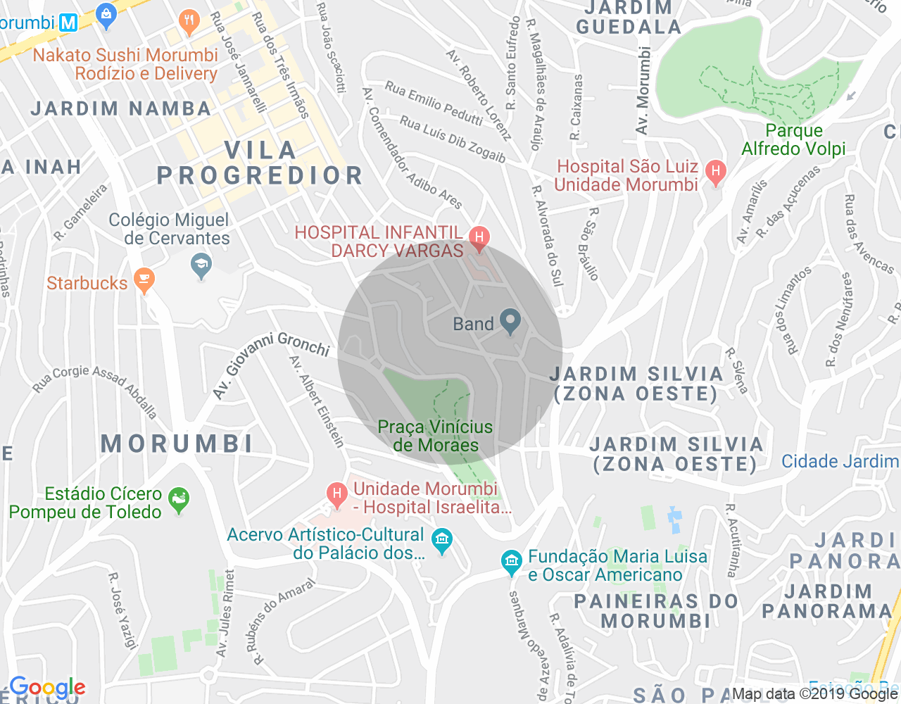 Imóvel no mapa