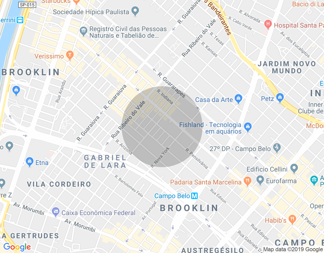 Imóvel no mapa