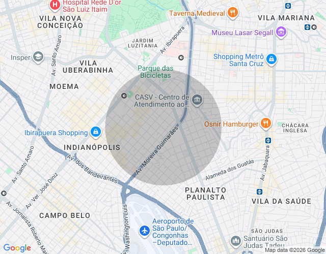 Imóvel no mapa