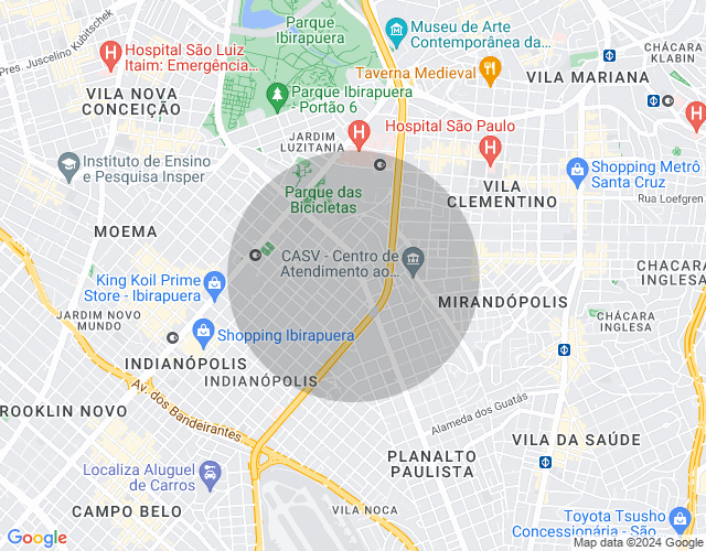 Imóvel no mapa