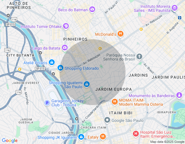 Imóvel no mapa
