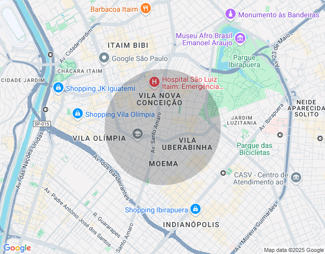 Imóvel no mapa