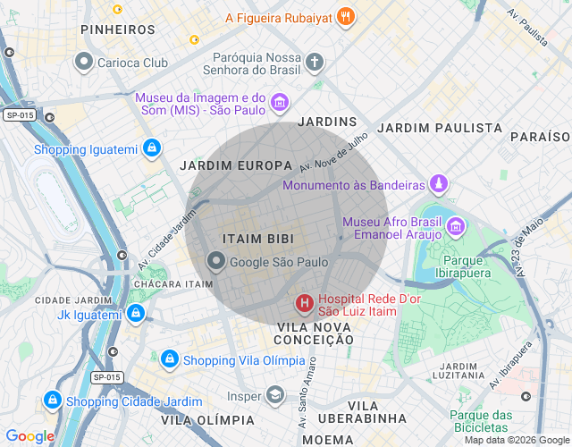 Imóvel no mapa