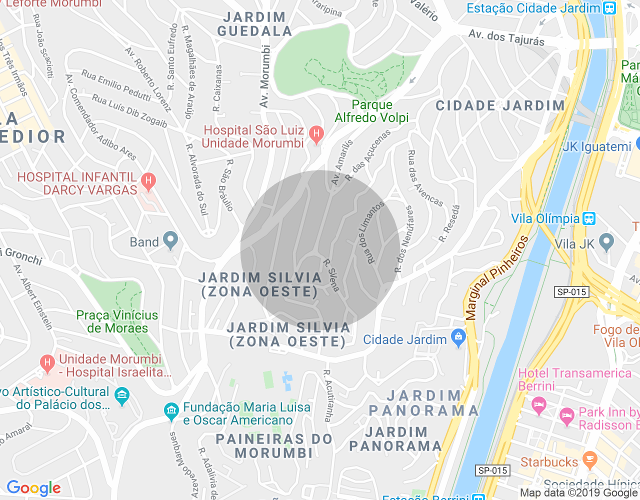 Imóvel no mapa